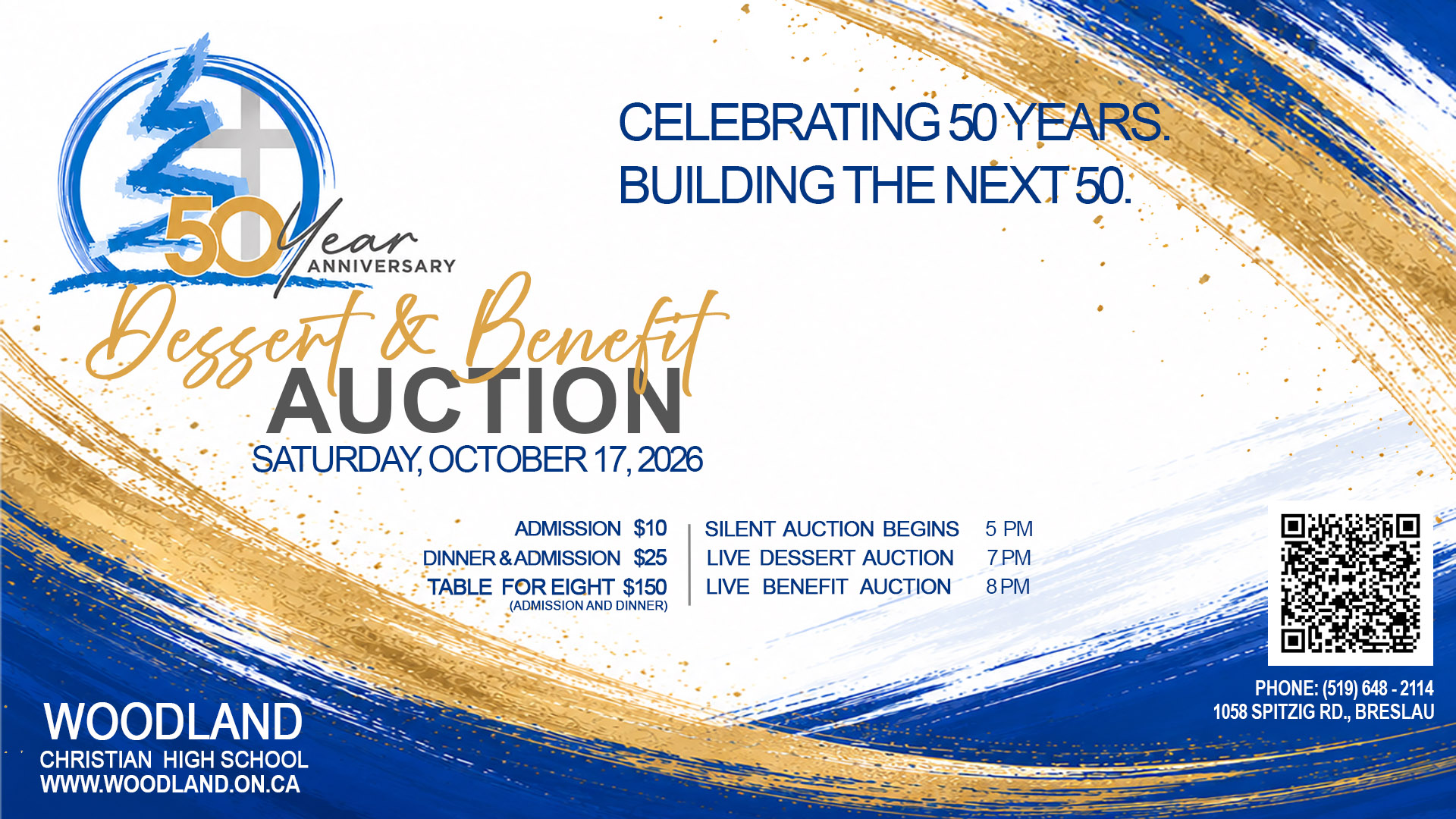 Woodland Dessert & Benefit Auction 2026